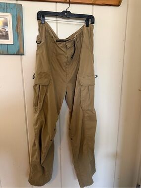 Vintage 2000 Timberland Size 38 Khaki Cargo Pants Y2K Utility